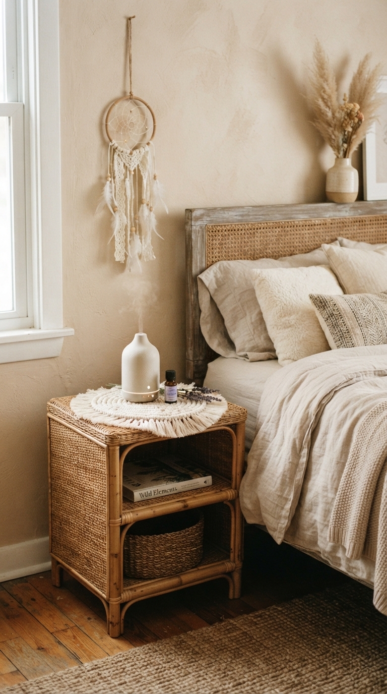 8. Boho Chic with Woven Details