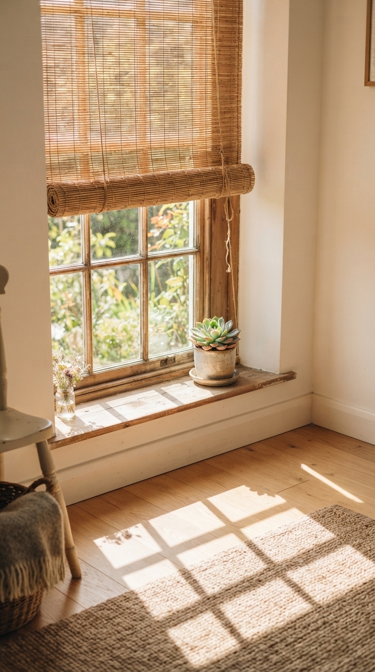 8. Frame Your Views with Bamboo Blinds