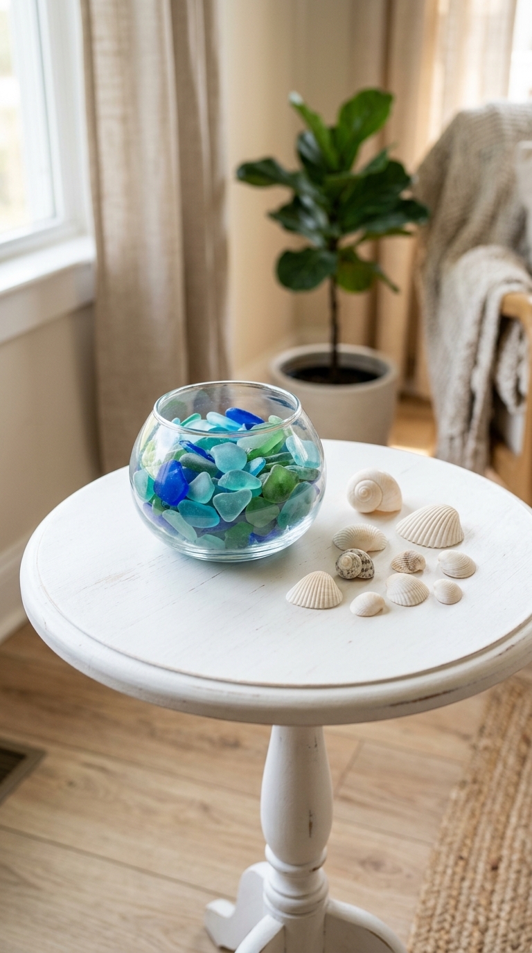 8. Style with Seashells and Sea Glass