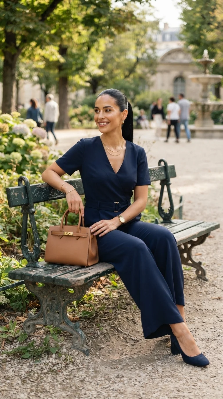 9. Elegant Jumpsuit for Contemporary Flair