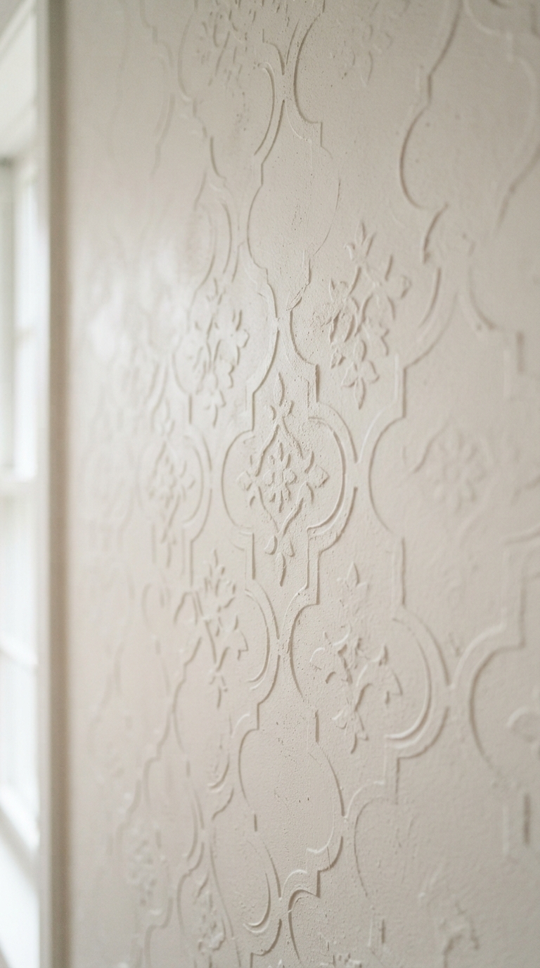 9. Raised Stencil Patterns for DIY Dimension