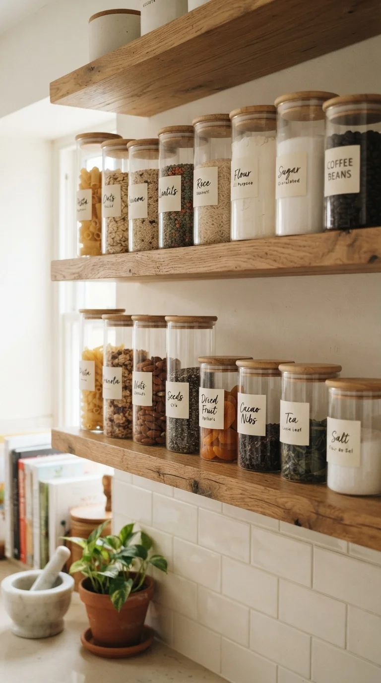 9. Showcase Pretty Pantry Staples