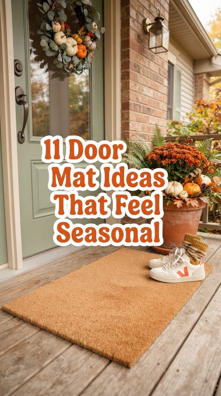11 Door Mat Ideas That Feel Seasonal