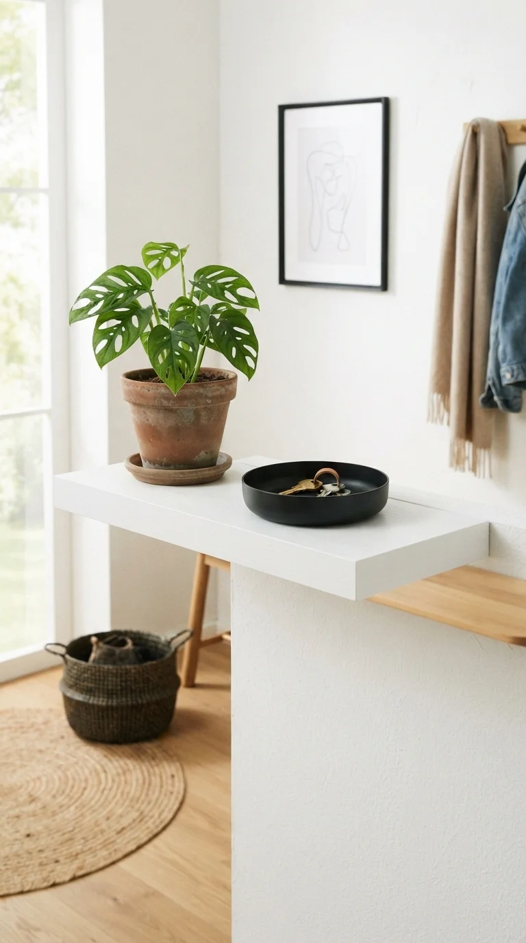 2. Style with Minimalist Greenery for Freshness