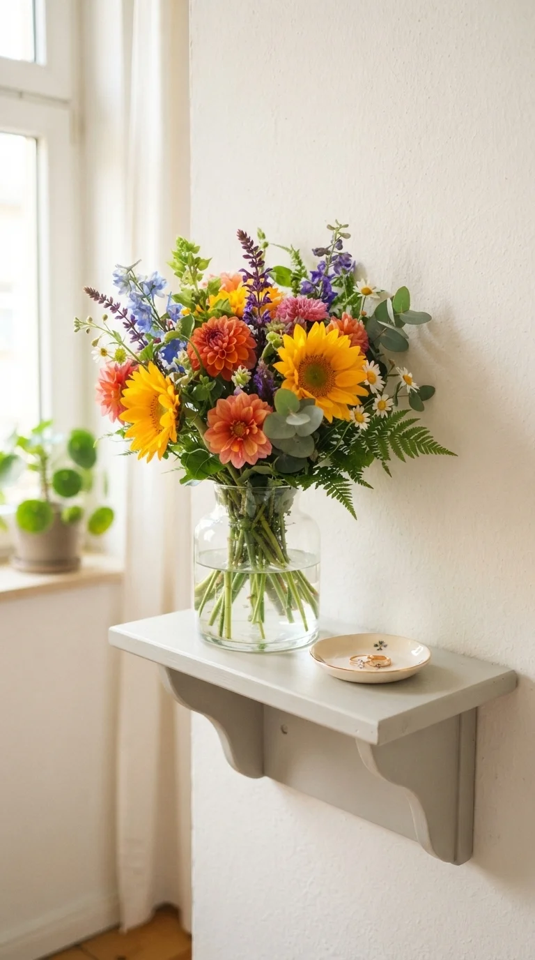 5. Brighten Up with a Seasonal Floral Display