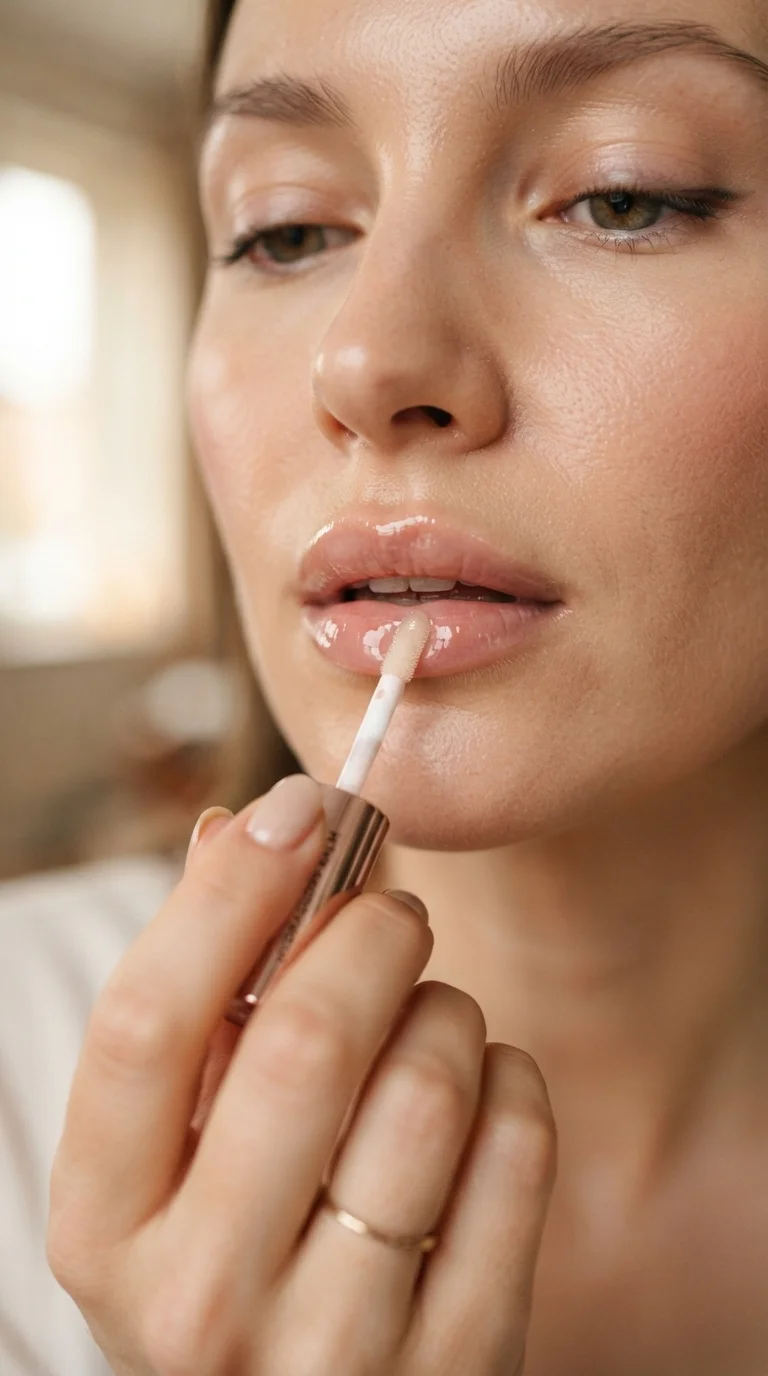 7. Finish with a Plumping Lip Gloss or Balm