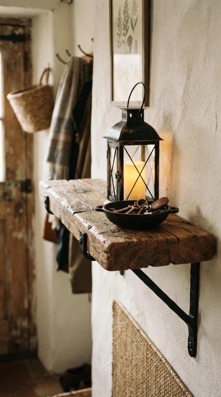 7. Go Rustic with Wood and Iron Accents