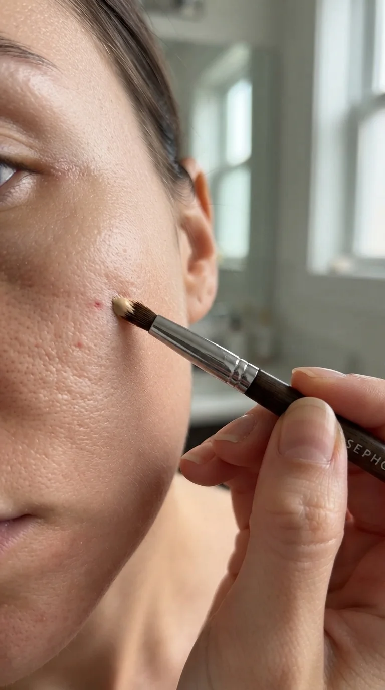 9. Avoid Over-Concealing Blemishes